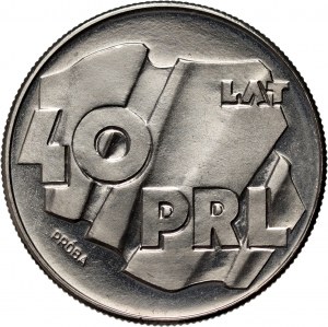 PRL, 100 złotych 1984, 40 Lat PRL, PRÓBA, nikiel