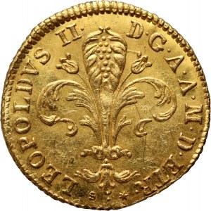 Italy, Tuscany, Leopold II, Zecchino 1824