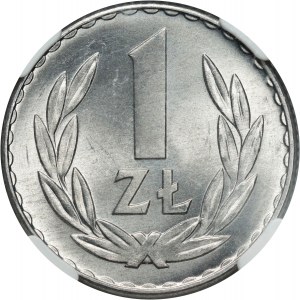 PRL, 1 zlotý 1949, Varšava, hliník