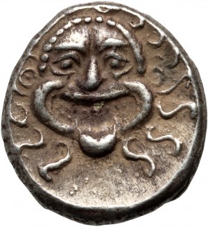 Řecko, pontská Apollónie, 5./4. století př. n. l., drachma