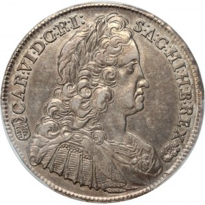 Hungary, Charles VI, 1/2 Thaler 1740 KB, Kremnitz