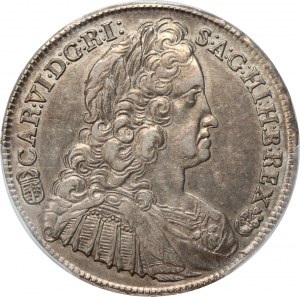 Węgry, Karol VI, 1/2 talara 1740 KB, Kremnica