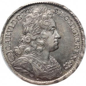 Hongrie, Charles VI, 1/2 thaler 1735 KB, Kremnica