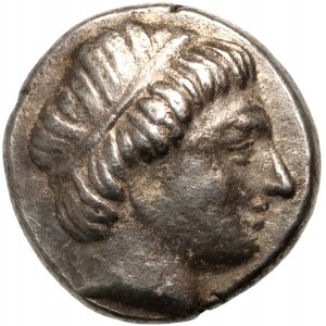 Grécko, Macedónsko, Filip II, posmrtná emisia 323-315 pred n. l., 1/5 tetradrachmy, Amfipolis