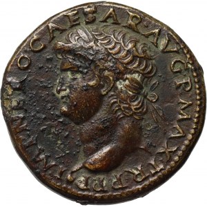 Impero romano, Nerone 54-68, asso, Lugdunum