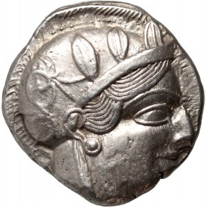 Grecia, Attica, 454-404 a.C., tetradracma, Atene