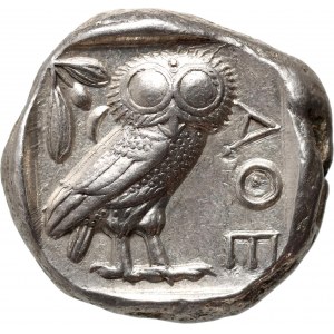 Grecja, Attyka, 454-404 p.n.e., tetradrachma, Ateny