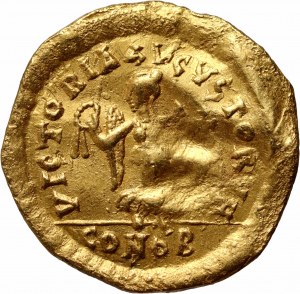 Bisanzio, Anastasio 491-518, tremissi, Costantinopoli