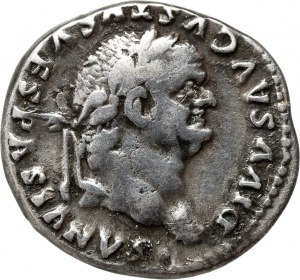 Römisches Reich, Vespasian 69-79, posthume Ausgabe für Titus, Denar, Rom