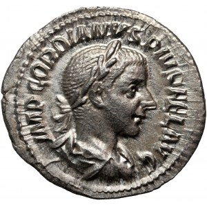 Impero romano, Gordiano III 238-244, denario, Roma