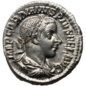 Římská říše, Gordian III 238-244, těžký denár, antoniniánská váha, Řím