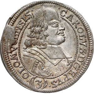 Čechy, Olomouc, Karel II Liechtenstein, 3 krajcars 1693