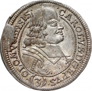 Bohème, Olomouc, Charles II Liechtenstein, 3 krajcars 1693