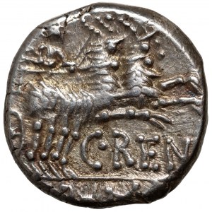 Roman Republic, C. Renius 138 BC, Denar, Rome