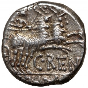 Rímska republika, C. Renius 138 pred n. l., denár, Rím
