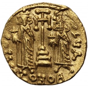 Byzancia, Konštantín IV Pogonatus 668-685, solidus, Konštantínopol