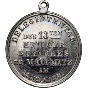 Malomice (Mallmitz), military medal from 1887
