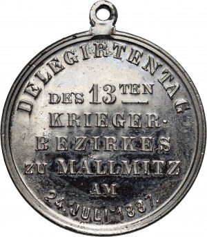 Małomice (Mallmitz), medal wojskowy z 1887 roku