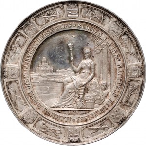 Russia, Alessandro II, medaglia 1876, Esposizione industriale finlandese di Helsinki