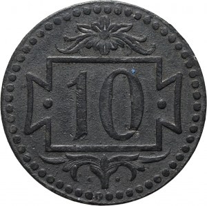 Slobodné mesto Danzig, 10 fenges 1920, Danzig, malé čísla