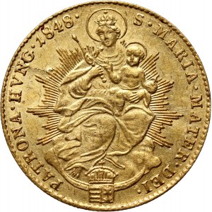 Hongrie, Ferdinand I, ducat 1848, Kremnica