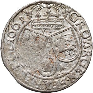 John II Casimir, sixpence 1661 GBA, Lviv