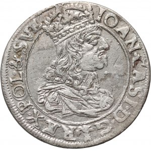 Jean II Casimir, six pence 1661 TLB, Cracovie