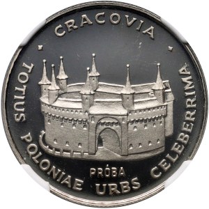 Repubblica Popolare di Polonia, 20 zloty 1981, Barbacane di Cracovia, PRÓBA, nichel