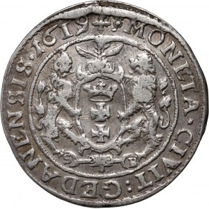 Sigismond III Vasa, ort 1619/8, Gdańsk