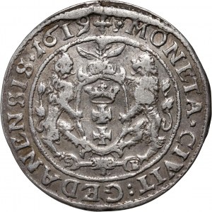 Žigmund III Vasa, ort 1619/8, Gdansk