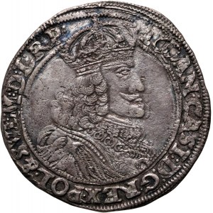 Jean II Casimir, ort 1653 AT, Poznań, écu ovale