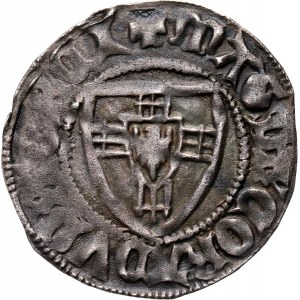 Ordre Teutonique, Konrad III von Jungingen 1393-1407, ceinture, Torun, avec la lettre t au-dessus de l'écu