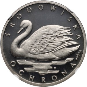 PRL, 1000 zloty 1984, Cigno, PRÓBZ, nichel