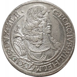 Sliezsko, vojvodstvo Legnicko-Brzesko-Wołowskie, Jerzy Wilhelm, 15 krajcarów 1675 CB, Brzeg