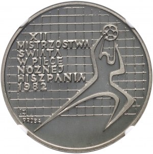 People's Republic of Poland, 200 gold 1982, XII World Cup - Spain 82, SAMPLE, nickel