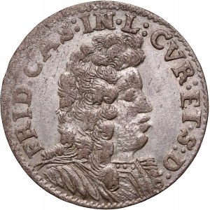 Courland, Frederick Casimir Kettler, šestipence 1694, Mitawa