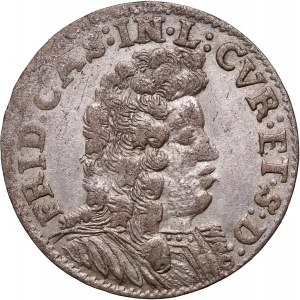 Courland, Frederick Casimir Kettler, sixpence 1694, Mitawa