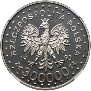 III RP, 300000 gold 1993, Zamosc, SAMPLE, nickel