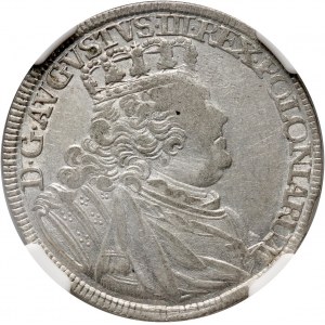 August III, ort 1754 EC, Leipzig, ODWROTKA