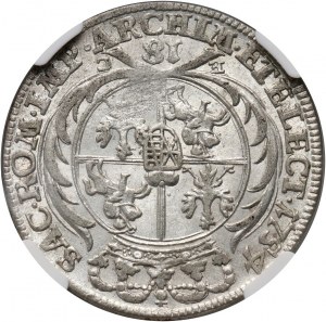 August III, ort 1754 EG, Leipzig, ODWROTKA