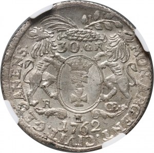 August III, 30 grošů (zlotých) 1762 REOE, Gdaňsk