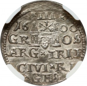Sigismund III. Vasa, Trojak 1600, Riga