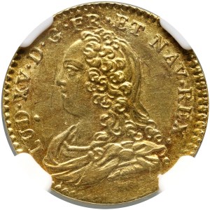Francia, Luigi XV, 1/2 Luigi d'oro 1726 A, Parigi