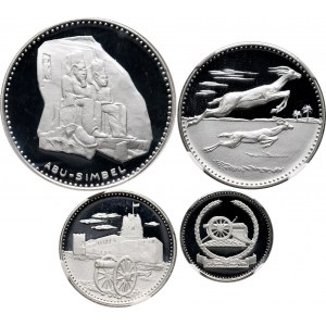 Umm al Qaiwain, serie di monete da 1, 2, 5 e 10 rial 1970