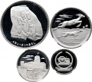 Umm al Qaiwain, serie di monete da 1, 2, 5 e 10 rial 1970