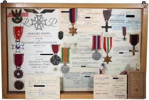 PSZnZ, gablota odznak i odznaczeń po plutonowym 11 Batalionu Łączności