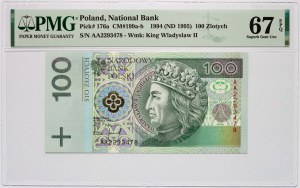 III RP, 100 zloty 25.03.1994, serie AA