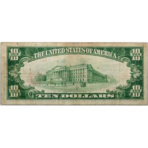 États-Unis d'Amérique, Illinois, The Macomb National Bank, 10 dollars 1929, série C
