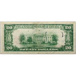 USA, Minnesota, The Federal Reserve Bank of Minneapolis, 20 Dollars 1929, series I