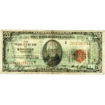 Stati Uniti d'America, Minnesota, Federal Reserve Bank di Minneapolis, 20 dollari del 1929, serie I.